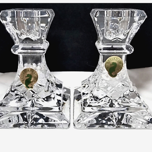 Waterford Crystal Other - 2 RARE WATERFORD CRYSTAL CANDLESTICK HOLDERS